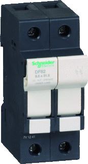 SCHNEIDER ELECTRIC TESYS ZEKERINGHOUDER 2P-25A ZEKERINGMAAT: 8,5X31,5MM