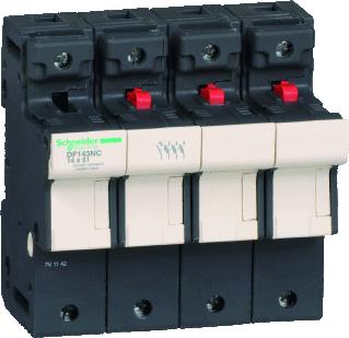 SCHNEIDER ELECTRIC TESYS ZEKERINGHOUDER 3M+N-50A ZEKERINGMAAT: 14X51MM