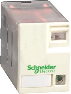 SCHNEIDER ELECTRIC ZELIO SCHAKELRELAIS 6A 24V AC 4 WISSELCONTACTEN ONGEPOLARISEERD MONOSTABIEL LED IP40 