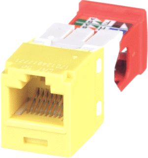 PANDUIT CJ CAT5E RJ45 GEEL