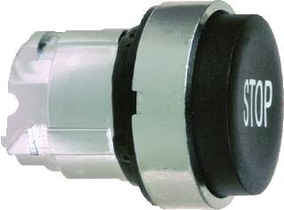 SCHNEIDER ELECTRIC DRUKKNOP 22MM ZWART STOP