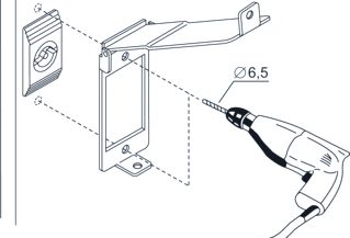 SCHNEIDER ELECTRIC HANGSLOTVERGRENDELING VOOR WM BEHUIZING