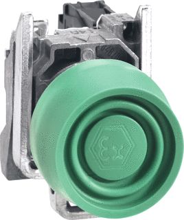 SCHNEIDER ELECTRIC HARMONY XB4 DRUKKNOP TERUGVERING 22MM 1NO ATEX GROEN