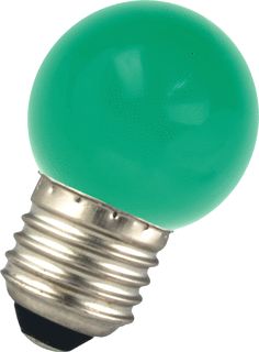 BAILEY LED BALL E27 G45 220-240V 1W LED-LAMP GROEN 30000U 30LM L 70MM 