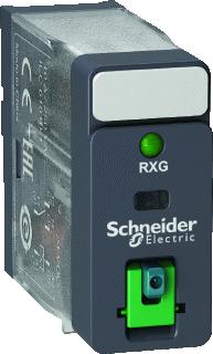 SCHNEIDER-ELECTRIC RXG INTERFACERELAIS INSTEEKRELAIS CONTACT 1W 10A SPOELSPANNING 48VDC VERGR. TESTKNOP LED + STAND INDICATOR 