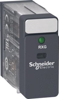 SCHNEIDER-ELECTRIC RXG INTERFACERELAIS INSTEEKRELAIS CONTACT 2W 5A SPOELSPANNING 24VDC LED + STAND INDICATOR 