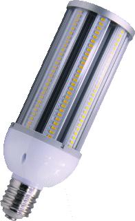 BAILEY LED CORN HOL LAMP HIGH OUTPUT LED 150LM/W BUIS E40 45W KOELWIT 4000K CRI80-89 HELDER 6750LM 100-240V AC 330D 93X267MM IP64 