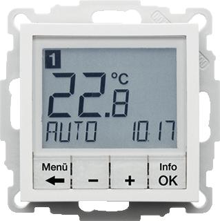 BERKER TIJDGESTUURDE THERMOSTAAT WIT 