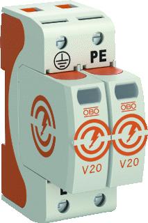 OBO SURGECONTROLLER V20 2-POLIGE UITVOERING 150V