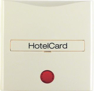 HAGER BERKER HOTELCARD-CENTRD. VOOR PULSDRUKKER BERKER S.1/B.3/B.7 WIT GLZ.