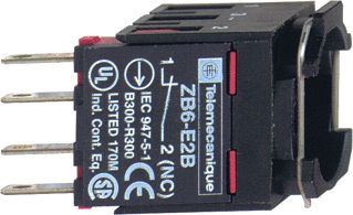 SCHNEIDER ELECTRIC LICHAAM VOOR DRUKKNOP 16MM 1NC FASTON CONNECTOR