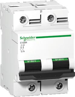 SCHNEIDER ELECTRIC C120H INSTALLATIEAUTOMAAT 2P IN=125A B-KARAKTERISTIEK