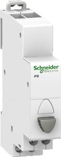 SCHNEIDER ELECTRIC IBP DRUKNOP ENKELVOUDIG 1 NC GRIJS 