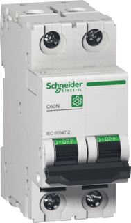 SCHNEIDER ELECTRIC MULTI9 OEM C60N INSTALLATIEAUTOMAAT 2P IN=1A C-KARAKTERISTIEK