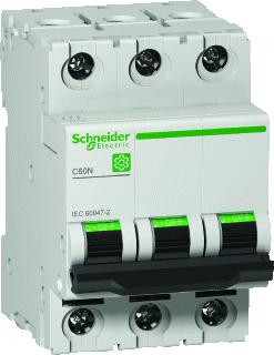 SCHNEIDER ELECTRIC MULTI9 OEM C60N INSTALLATIEAUTOMAAT 3P IN=2A C-KARAKTERISTIEK 