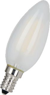 BAILEY LED FILAMENT LAMP KAARS STANDAARD C35 E14 1W WARMWIT 2700K CRI80-89 MAT 100LM 220-240V AC 360D 35X100MM 