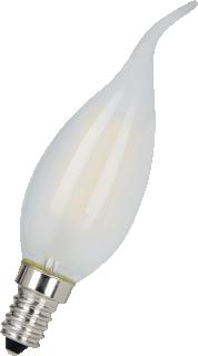 BAILEY LED FILAMENT LAMP KAARS WINDSTOOT C35 E14 1W WARMWIT 2700K CRI80-89 MAT 100LM 220-240V AC 360D 35X125MM 