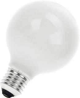 BAILEY LED FILAMENT LAMP GLOBE G80 E27 6W WARMWIT 2700K CRI80-89 OPAAL 780LM 220-240V AC 360D 80X115MM 
