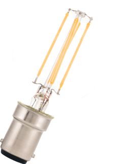 BAILEY LED FILAMENT LAMP KOGEL G45 BA15D 4W WARMWIT 2700K CRI80-89 HELDER 450LM 220-240V AC 360D 45X78MM 