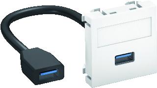 OBO DRAAGPLAAT USB 3-0 A-A KABEL 45 
