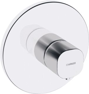 HANSA LIVING BLUEBOX AFBOUWDEEL VOOR INBOUWKRAAN THERMOSTATISCH MET RONDE ROZET 17CM Z.OMSTEL CHROOM 