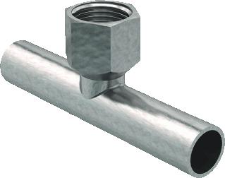 GEBERIT MAPRESS TUSSENSTUK OVERGANG 90 GRADEN C-STAAL CIIR AFDICHTRING 22MM X RP1/2 X 22MM (PERSMOF X BINNENDRAAD X PERSMOF)