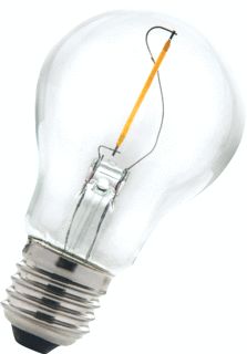 BAILEY LED FILAMENT LAMP STANDAARD A60 E27 1W WARMWIT 2700K CRI80-89 HELDER 110LM 220-240V AC 360D 60X105MM 