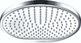 HANSGROHE CROMETTA S 240 1JET HOOFDDOUCHE ECOSMART 9 L/MIN WIT/CHROOM 