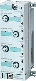 SIEMENS SIMATIC DP AANSLUITMODULE VOOR IO-LINK MASTER ET200PRO 4X M12 KUNSTSTOF UITVOERING. 