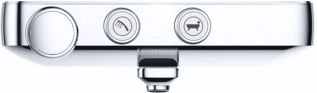 GROHE GROHTHERM SMARTCONTROL BADTHERMOSTAATKRAAN WAND EENGREEPS 2-GATS OMSTELINRICHTING 135MM UITLOOP VAST CHROOM