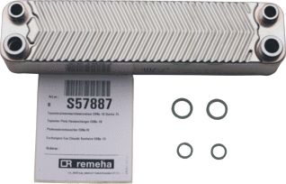 REMEHA QUINTA COMBI TAPWATERPLATENWARMTEWISSELAAR E8T 16/18 QUINTA 35 