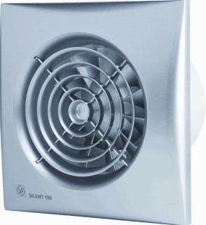 SOLER EN PALAU DOUCHE-TOILETVENTILATOR SILENT 100CZ ZILVER