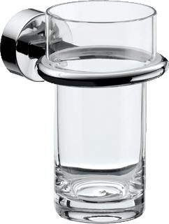 EMCO RONDO2 GLASHOUDER GLAS-CHROOM 