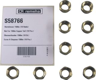 REMEHA WARTELMOER 15MM 10ST. 