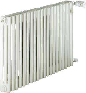 ZEHNDER CHARLESTON KOLOMRADIATOR HORIZONTAAL 550X1840 40-LEDEN RAL9016