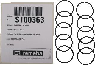 REMEHA O-RING 33X2MM 10 STUKS 