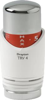 DRL DRAYTON THERMOSTAATKNOP WIT/CHR M30X1,5MM 