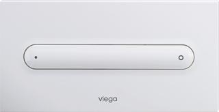 VIEGA VISIGN FOR STYLE 11 TWEEKNOPS MECHANISCHE BEDIENINGSPLAAT SPOELSYSTEEM KUNSTSTOF 170X271X7MM WIT