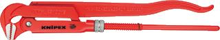 KNIPEX PIJPTANG 90° ROOD POEDERGECOAT 420 MM