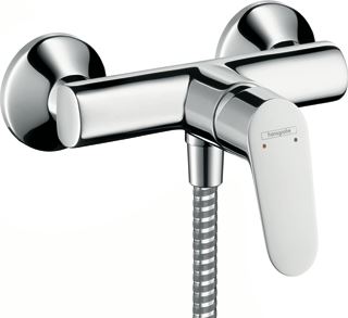 HANSGROHE FOCUS DOUCHEMENGKRAAN OPBOUW EENGREEPS 150MM MET S-KOPPELINGEN CHROOM 