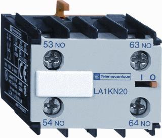 SCHNEIDER ELECTRIC HULPCONTACTBLOK DIRECT WERKEND FRONTBEVESTIGING 2NC 10A SCHROEFAANSLUITING TBV LC.-K LP.-K. 