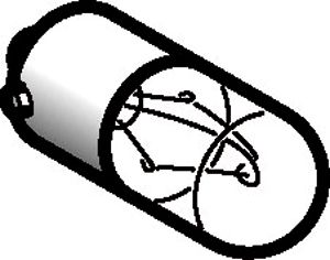 SCHNEIDER-ELECTRIC DL1CE GLOEILAMPJE SPANNING: 130V-20MA-2,6W MET BA 9S FITTING TOEPASBAAR O.A. VOOR XB4 EN XB5 EENHEID
