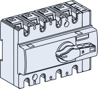 SCHNEIDER ELECTRIC COMPACT INS100 3P LASTSCHEIDER VAST ZWART