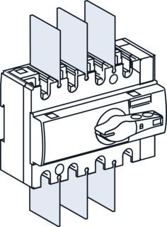 SCHNEIDER ELECTRIC ISOLATIESCHOTTEN TUSSEN FASEN 3P/4P SET VAN 6 ACCESSOIRES INS100-160