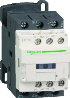 SCHNEIDER ELECTRIC TESYS D CONTACTOR 3M HC: M+V AC-3<=440V 38A STUURSPANNING: 24V AC 