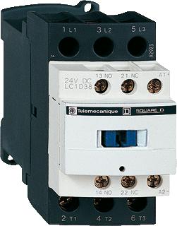 SCHNEIDER ELECTRIC TESYS D CONTACTOR 3M HC: M+V AC-3<=440V 38A STUURSPANNING: 230V AC 