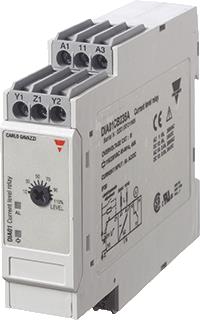 CARLO GAVAZZI STROOM BEWAKINGS RELAIS 0,5-5A AC/DC VOEDING 115/230VAC