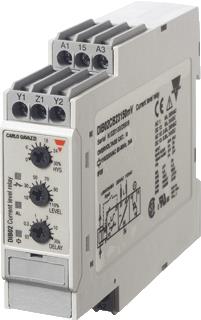 CARLO GAVAZZI STROOMBEWAKINGSRELAIS MEETBEREIK 6-150MVAC/DC VOEDINGSSPANNING 115/230VAC 1 RELAISUITGANG 8A 250VAC 5A 24VDC