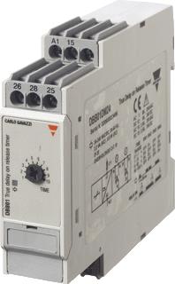 CARLO GAVAZZI DBB TIJDRELAIS AFVALVERTRAGING NA SPANNINGSWEGVAL 0,1-600SEC. SPDT 24-240VAC/DC DIN22,5 V1R0 