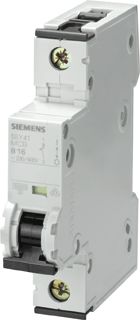 SIEMENS 5SY61 INSTALLATIEAUTOMAAT 1P 6KA/15KA C-KARAKTERISTIEK 8A 1 MODULE